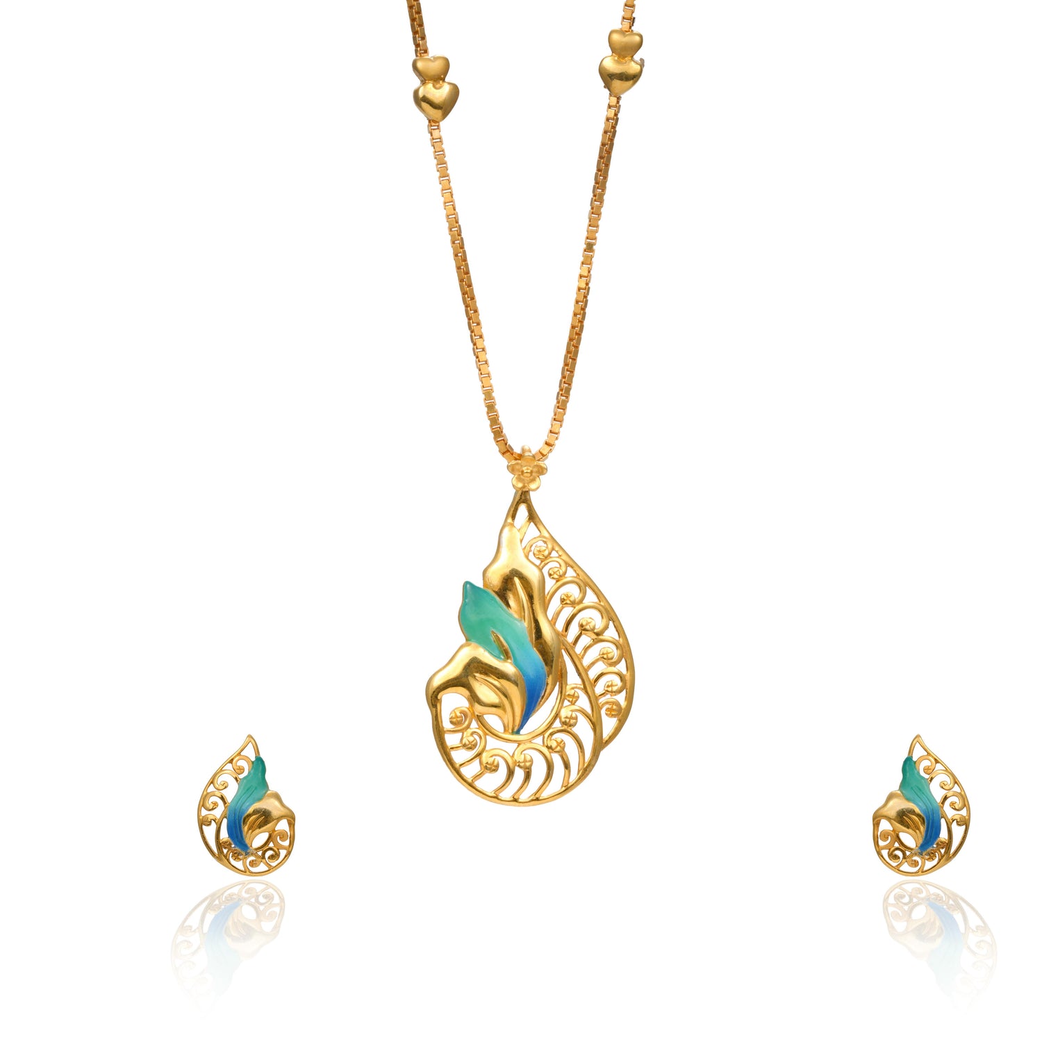 Azure Teardrop Grace