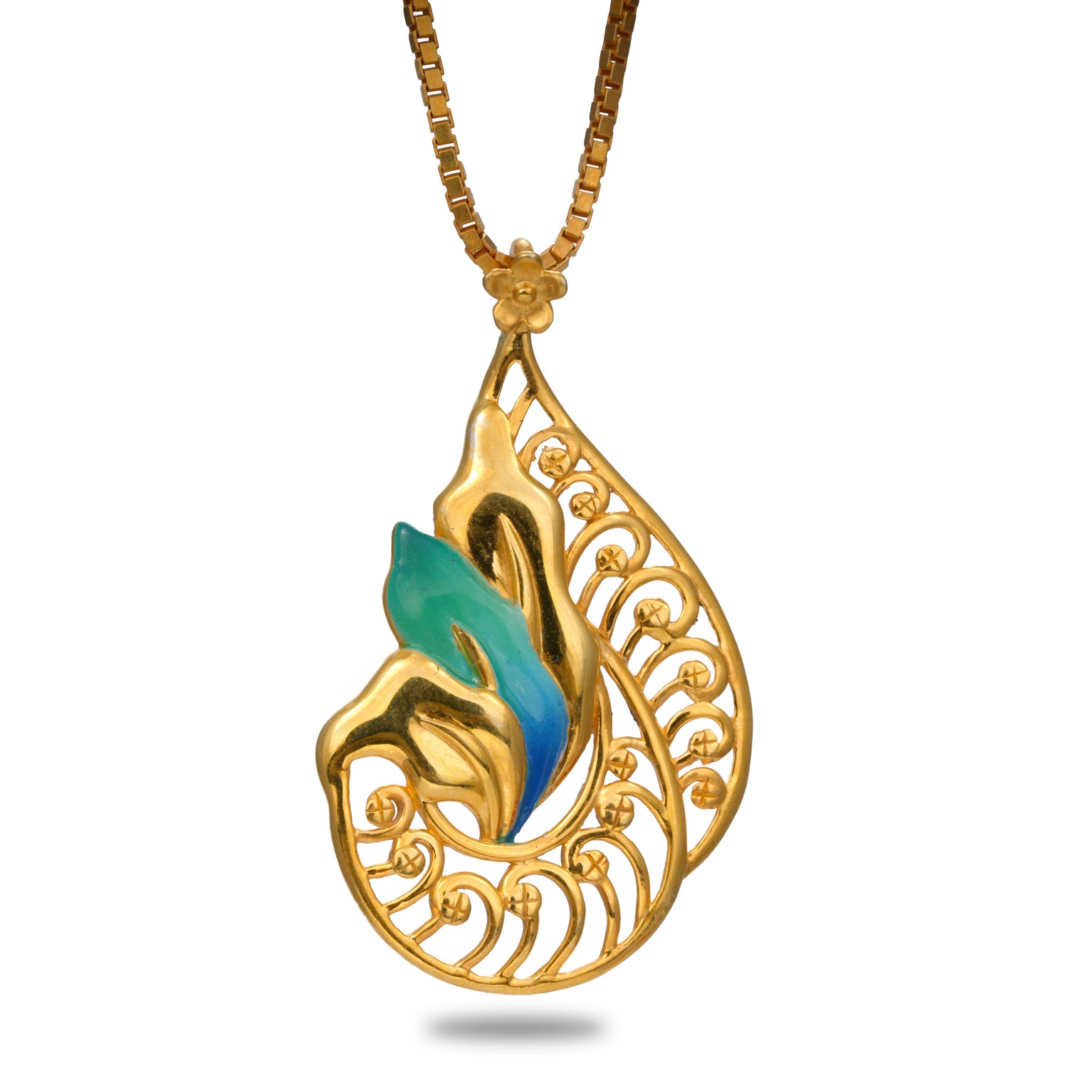 Azure Teardrop Grace